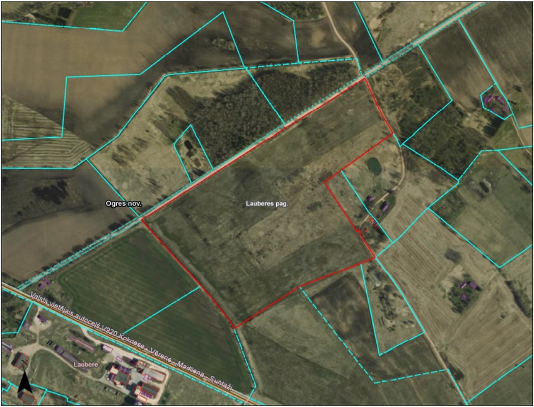 For sale 46.43 ha in Ogres region, Latvia!