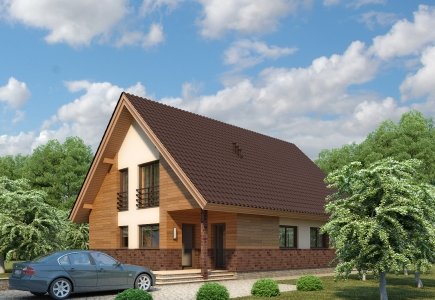 Two-storey house project Liudas