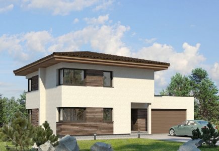 Two-storey house project Airidas