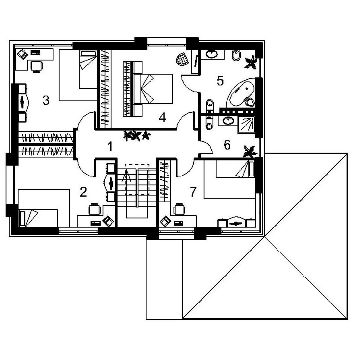 Two-storey house project Pijus